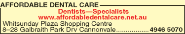 Affordable Dental Care - Dentists Hobart 8
