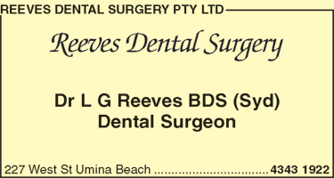 Reeves Dental Surgery Pty Ltd - Dentists Hobart 1